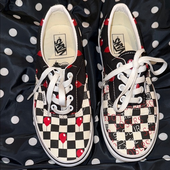 Vans House of Terror x Era 'IT' Pennywise Horror Slip-On Women’s Sz.6 - Picture 4 of 16